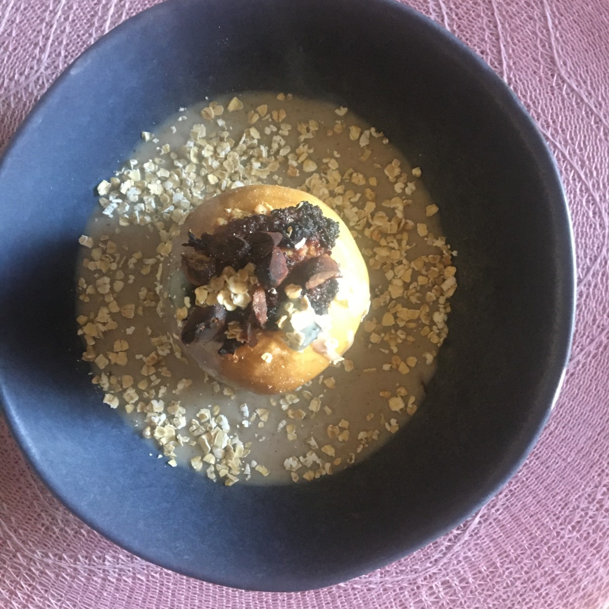 Bratäpfel und Birnen mit veganer&nbsp;Vanillesauce