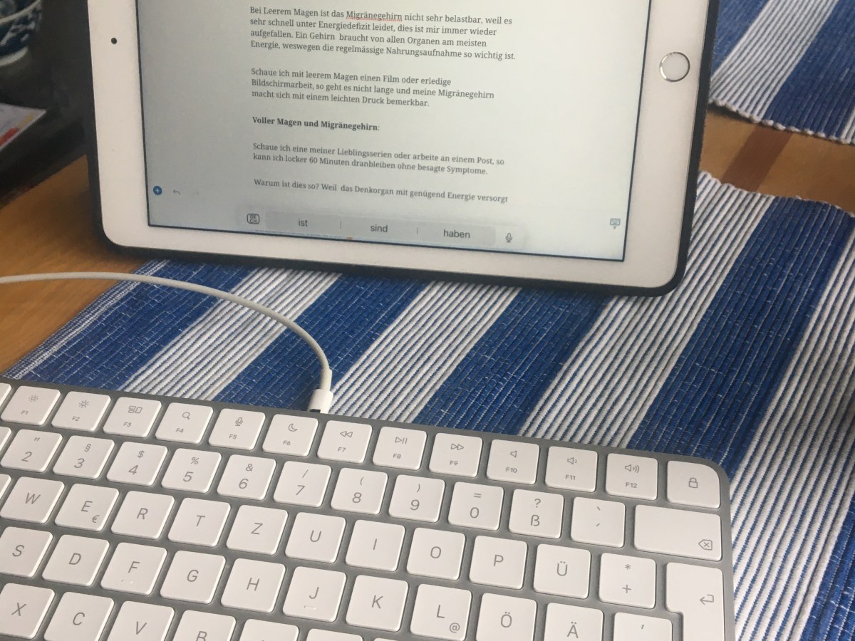 Migränegehrin und Bildschirmzeit