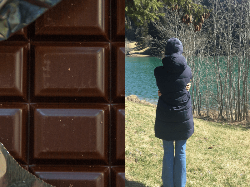 Es muss nicht immer Schokolade sein, auch eine liebevolle Selbstumarmung ist&nbsp;heilend